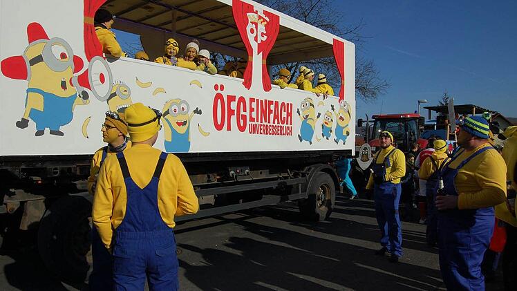 Faschingszug in Thulba  Foto: Günther Straub