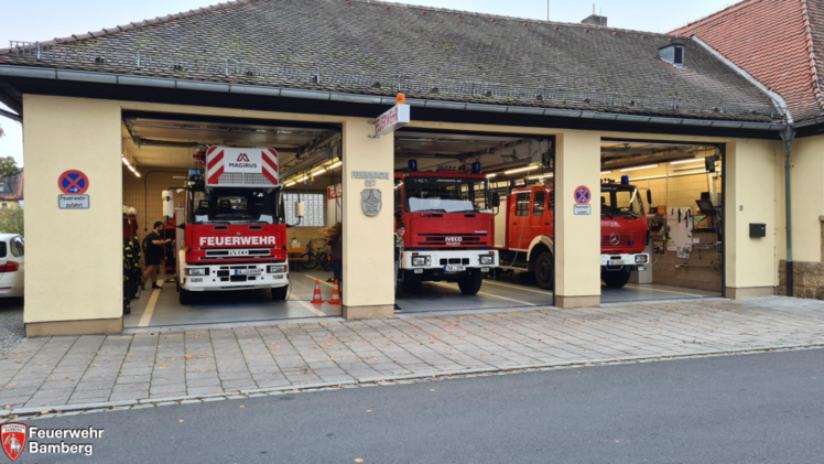 Bamberg: Feuerwehreinsatz auf Lagarde-Gelände - Bauarbeiter greifen bei Brand ein
