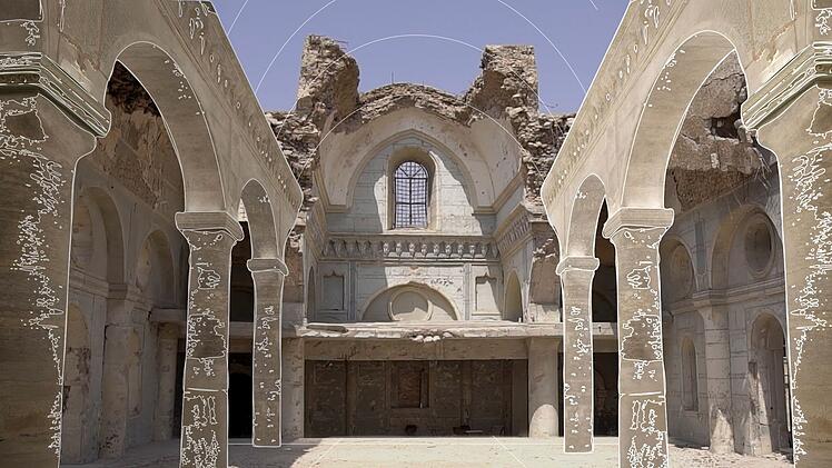 Die Kirche Al-Tahira, ein Wahrzeichen der christlichen Minderheit in Mossul, wird ebenfalls restauriert.