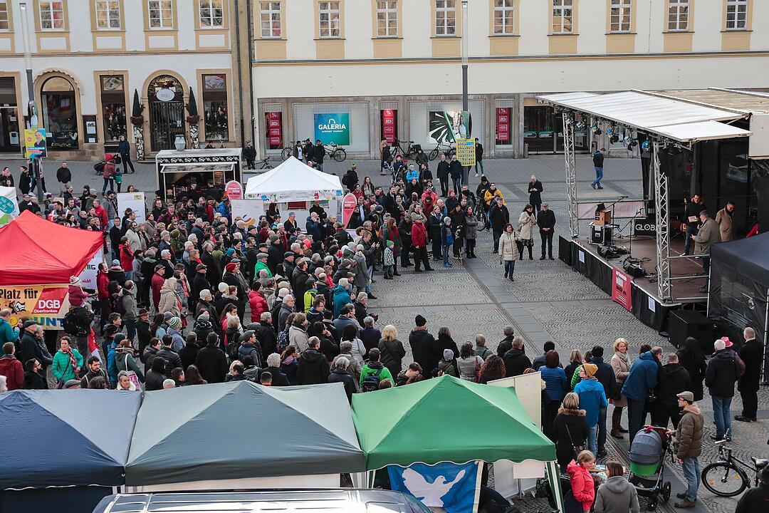 Fest der Demokratie, III. Weg und Anti-Nazi-Demonstrationen in Bamberg