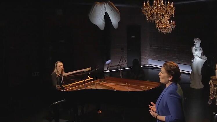 Landestheater Coburg: Impressionen der neuen Folge "Klassik am Sonntag".Foto: Screenshot/ Landestheater, Sylvain Guillot