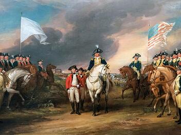 Die amerikanische Revolution: Geburtsstunde der USA (1/6) In der Schlacht von Princeton (03. Januar 1777) kämpften amerikanischen Truppen unter George Washington mit Erfolg gegen britische und hessische Truppen.