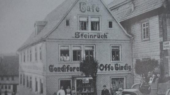 Das Café Lindig in der Sonneberger Straße Repro: Dieter Seyfarth