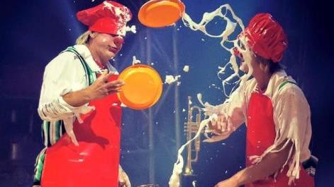 Clowns sorgten für Unterhaltung. Foto: Sonny Adam