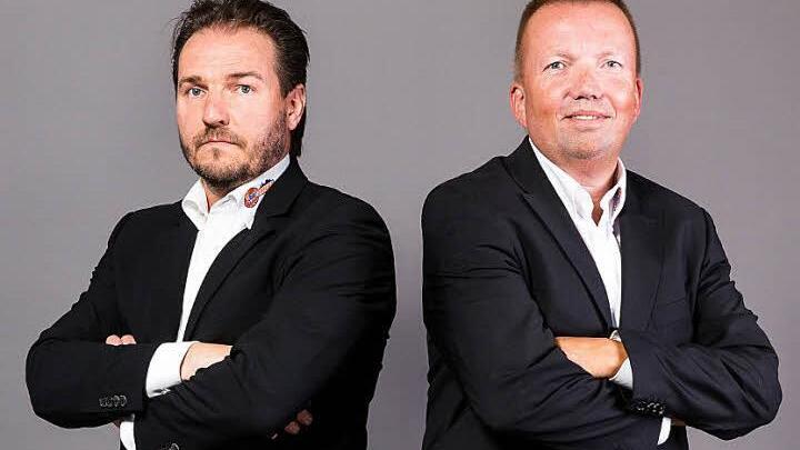 Die beiden Macher des BBC Coburg: Bobby Fischer und Jack Hörnlein. Foto: Sebastian Buff