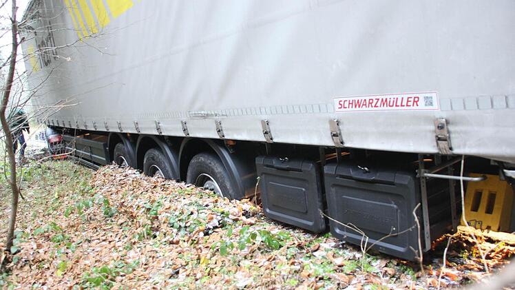 Die linke Seite war komplett eingesunken.  Fotos: Friedwald Schedel