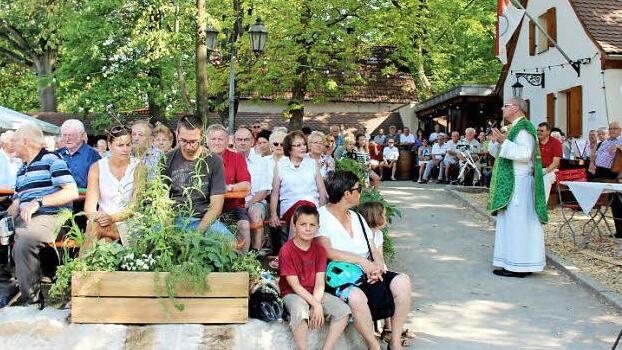 Dekan Kilian Kemmer bei seiner Predigt. Foto: Johanna Blum