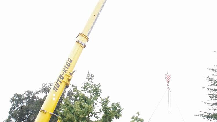 Arbeiten am Schwarzen Steg. Foto: Marco Meißner