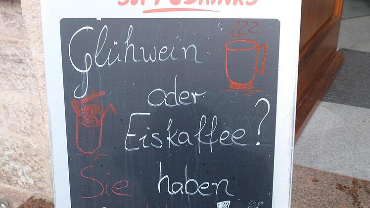 Die Gastronomie war auf den erneuten Wintereinbruch bestens vorbereitet. Foto: Gerd Schaar