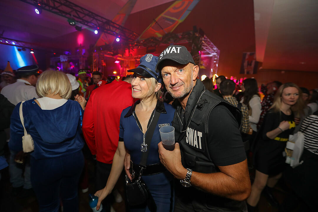 Beste Partystimmung in der Stadthalle