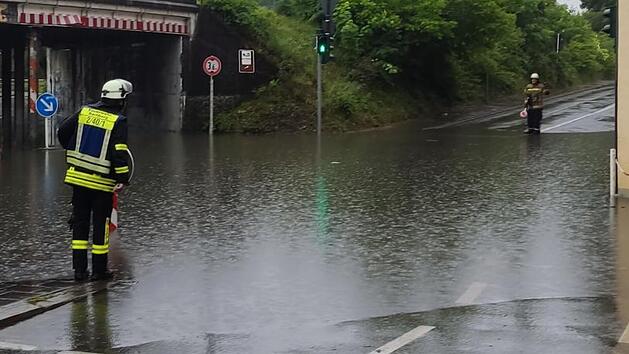 In Bamberg stand die Geisfelder Unterf&uuml;hrung (Archivbild) infolge von Unwettern in der Vergangenheit wiederholt unter Wasser. Am vergangenen Sonntag wurde derweil die Unterf&uuml;hrung in der Forchheimer Stra&szlig;e geflutet.