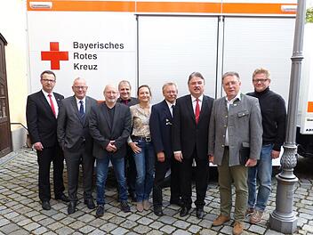 Das neue Vorstandsteam des BRK-Kreisverbands Kulmbach. Foto: Klaus-Peter Wulf