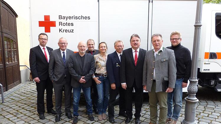 Das neue Vorstandsteam des BRK-Kreisverbands Kulmbach. Foto: Klaus-Peter Wulf