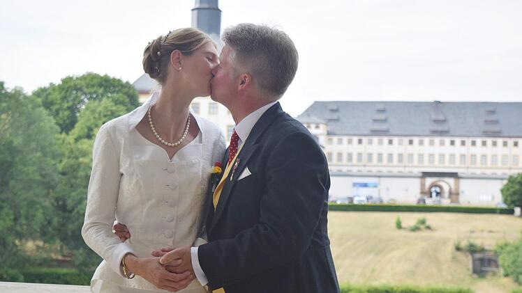 Stephanie Prinzessin von Sachsen-Coburg und Gotha hat in Gotha ihren Partner Jan Stahl geheiratet.Daniela Pondelicek