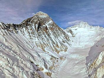 Bergsteiger am Mount Everest