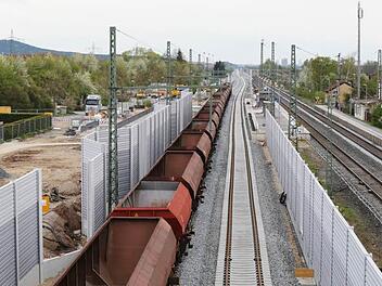 Der Bahnausbau bei Baiersdorf Foto: Wolfgang Kollorz