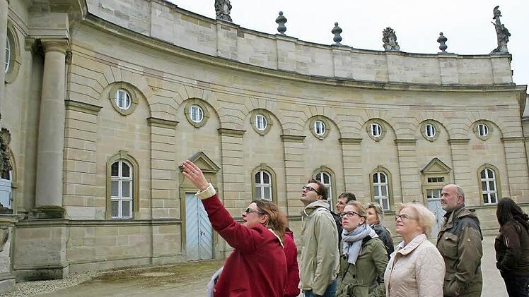 Der fürstbischöfliche Marstall von Schloss Weißenstein, in dem sich bis Ende 2013 das Schlosshotel befand, beherbergte schon nach dem Zweiten Weltkrieg Flüchtlinge.  Foto: Archiv, Seeger