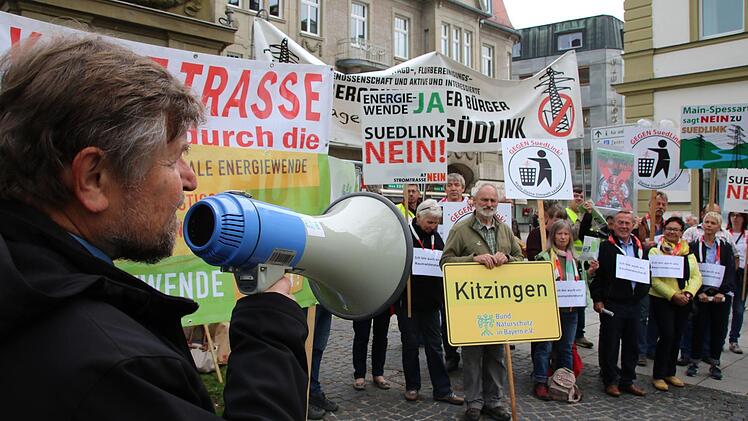 Eindrücke von der Anti-Südlink-Demo. Foto: Ralf Ruppert