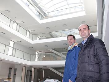 Eindrücke von den Baustellen im Landratsamt. Foto: Ralf Ruppert