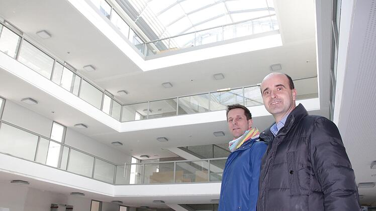 Eindrücke von den Baustellen im Landratsamt. Foto: Ralf Ruppert