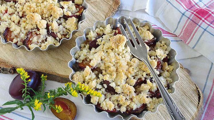 Gesund naschen: Süßes Pflaumencrumble