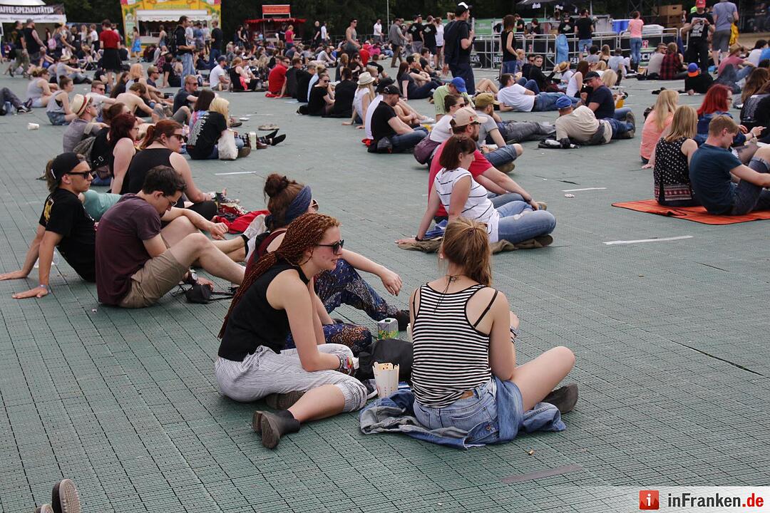 Rock im Park 2016 - Das Festivalgelände am Samstag