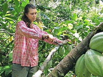 Klara Bretschneider in Nicaragua bei der Arbeit Foto: Klara Bretschneider