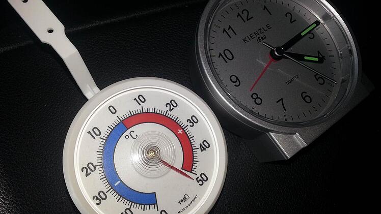 Bei über 50 Grad im Auto ...