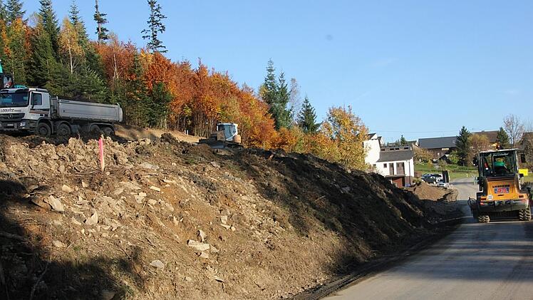 Letzte Arbeiten an der KC 18 vor der Freigabe am 27. Oktober Veronika Schadeck