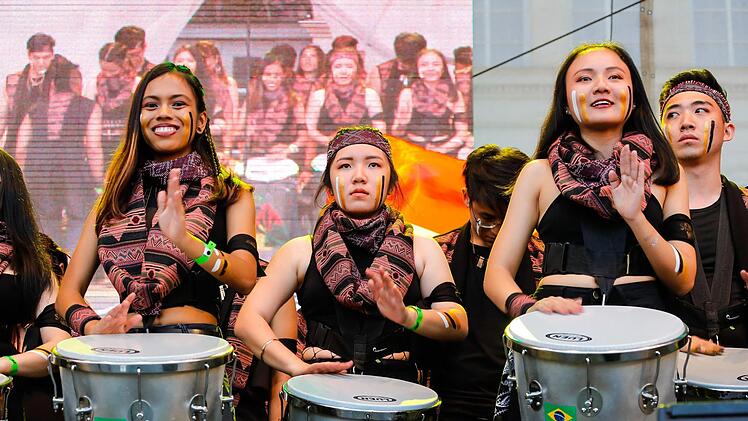 Impressionen von der Eröffnung des 27. Samba-Festivals.Foto: Matthias Hoch