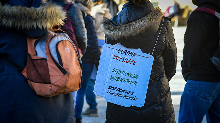 Corona-Demo in Bamberg