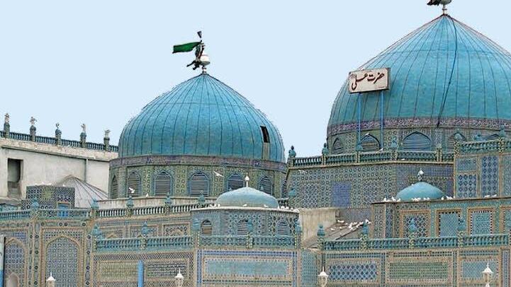 Die Blaue Moschee in Masar e Sharif ist die wichtigste muslimische Pilgerstätte Afghanistans. Fotos: privat