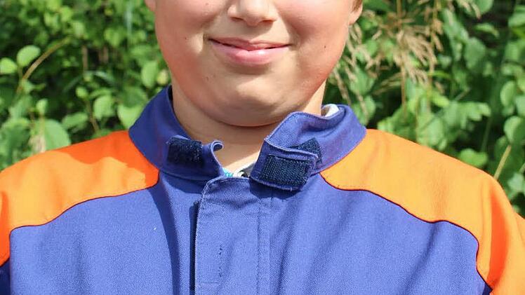 Der 13-jährige Pascal Kuhn ist seit zwei Monaten bei der Jugendfeuerwehr. Foto: Lisa Kieslinger