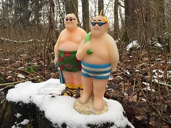 Beim Waldbad braucht man keine Badehose , nur ein wenig Zeit sollte man mitbringen.  Foto: Anja Vorndran