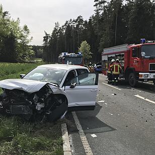 Fünf Verletzte bei Unfall im Landkreis Bayreuth