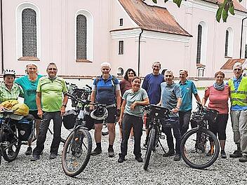 Die Radfahrfreunde Kleinbuchfeld-Schnaid-Rothensand machten sich auf zu einer Radwallfahrt nach Altötting.