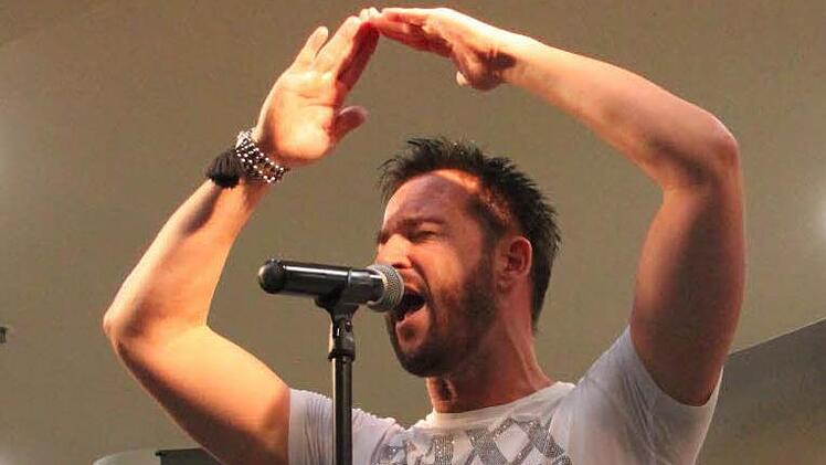 Michael Wendler bei seinem Auftritt im Fritz. Foto: Jürgen Gärtner