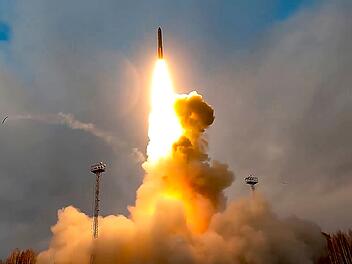 Start einer ballistischen Interkontinentalrakete