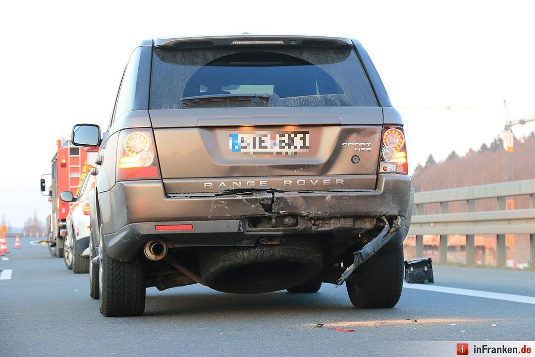 Autos kollidieren auf A73 bei Breitengüßbach