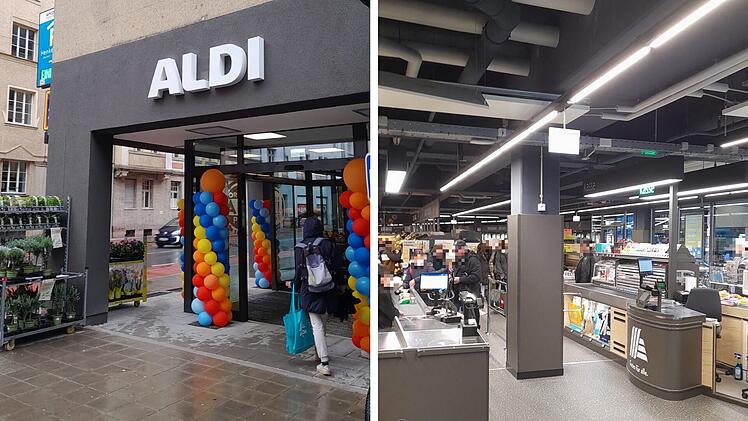 Erlangen: Aldi hat Supermarkt-Filiale in Innenstadt eröffnet - "das liegt im Trend"