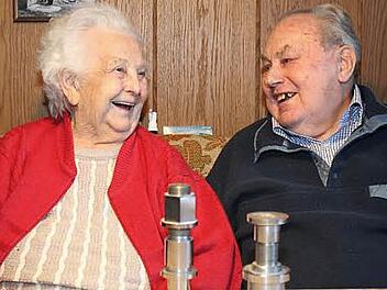 Georg Lämmlein und seine Frau Rosa  Foto: Carmen Schwind