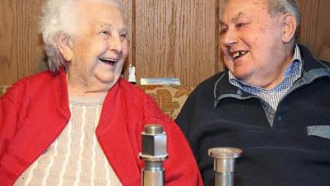 Georg Lämmlein und seine Frau Rosa  Foto: Carmen Schwind