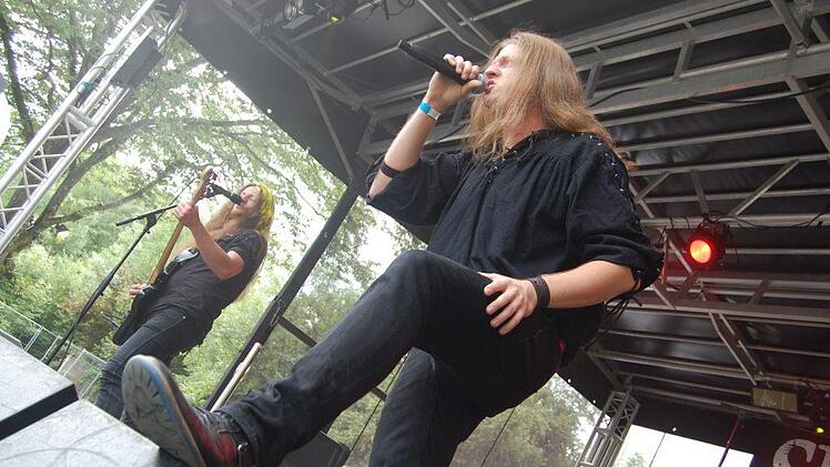 Lupenreiner Heavy Metal aus Bamberg: Vargus. Foto: Rolf Krebs