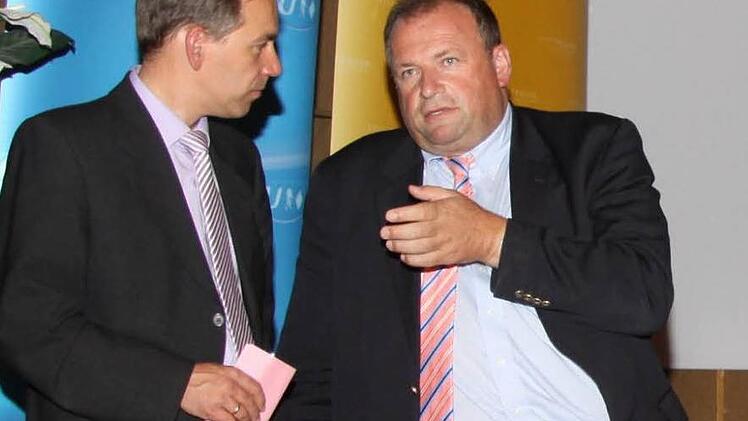 Walter Nussel (rechts) wird Direktkandidat für die CSU im Kreis Erlangen-Höchstadt. Foto: Archiv