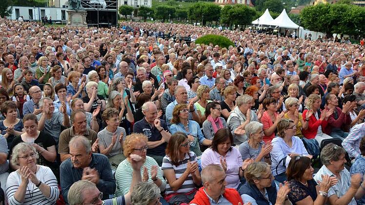 Das Publikum ging begeistert mit. Foto: Peter Rauch