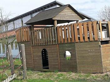 An der Kinderkrippe "Haus Regenbogen" in Michelau soll gen Westen angebaut werden.