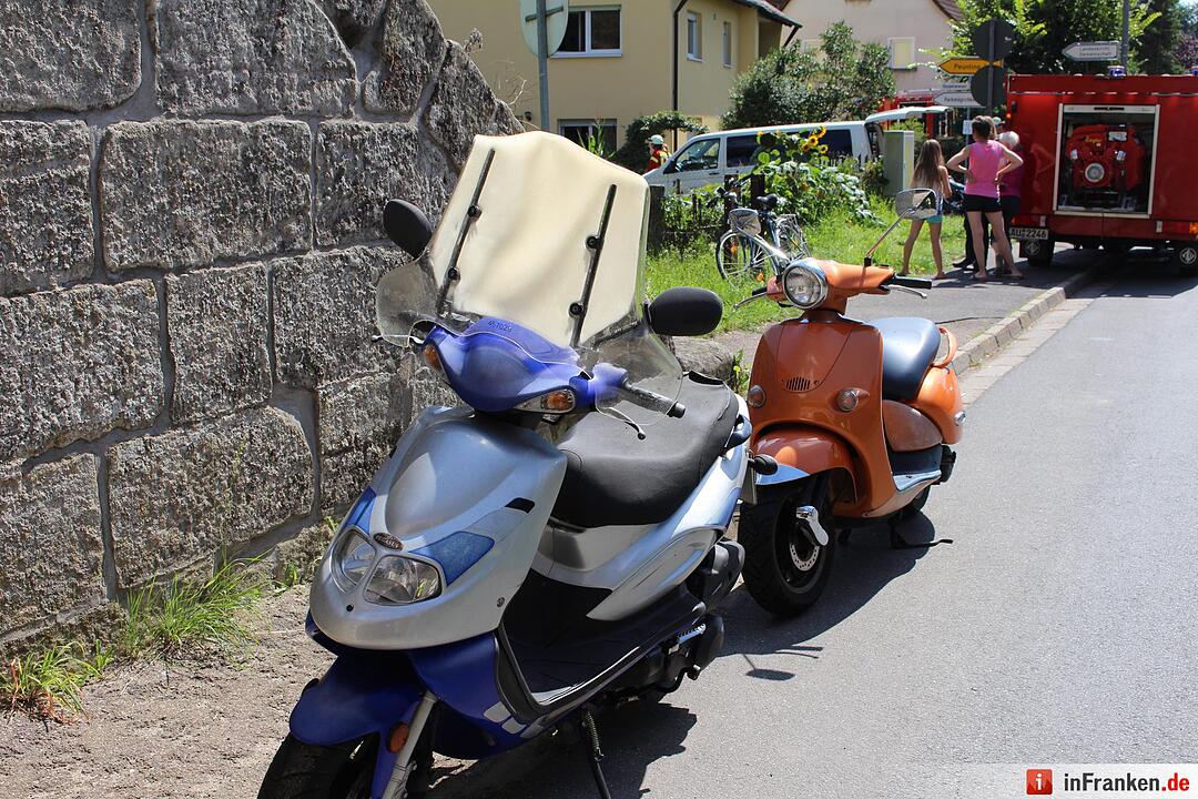 Garage in Burgthann brennt ab