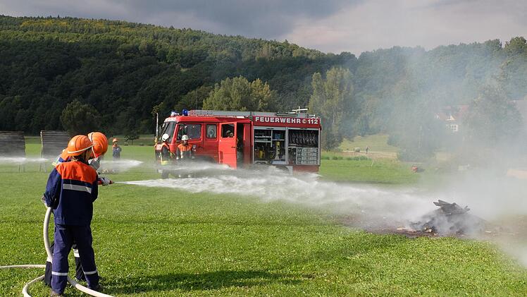 Jugendfeuerwehrtag in Bad Bocklet. Foto: Björn Hein