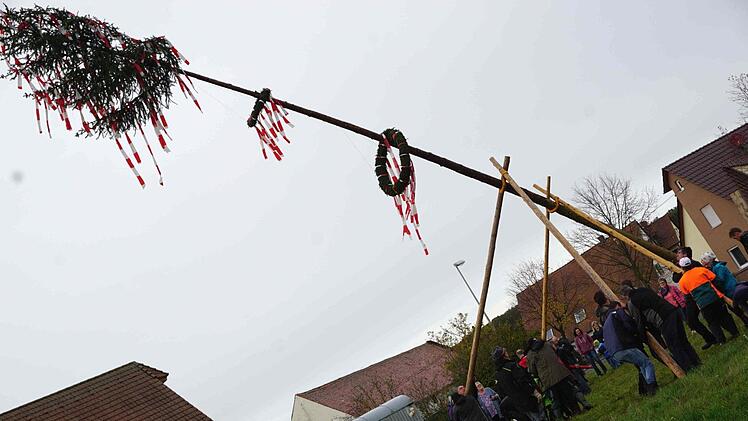 Baumaufstellen in Buch bei Weisendorf