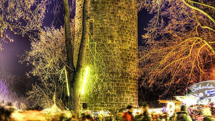 Impression von der Eltmanner Burgweihnacht vor kurzem.